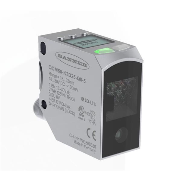 BANNER邦納美國(guó)QCM50 系列顏色傳感器 QCM50-K5D60-Q8-8