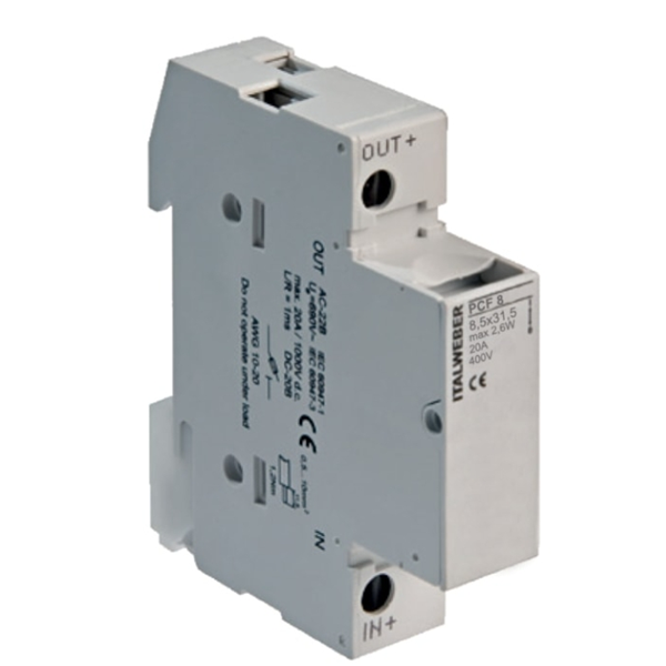 意大利ITALWEBER PCF 保險(xiǎn)絲座 PCF 8x31 1P 20A