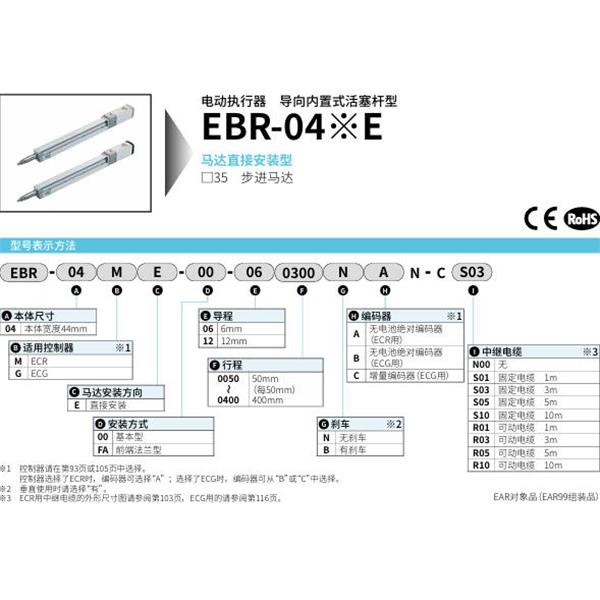 CKD喜開理電動執(zhí)行器導向內置式活塞桿型EBR-04MFA-00-06N0NAN